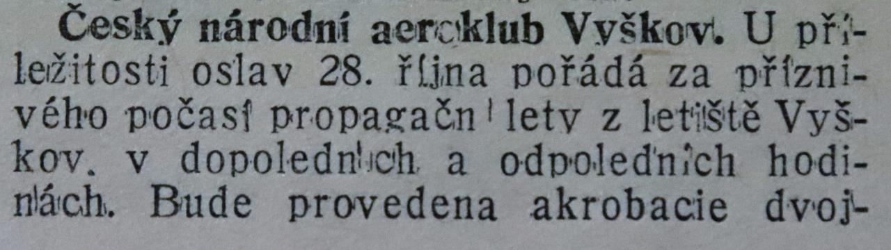 Z dobového tisku a další tiskoviny